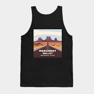 Monument Valley National Park Travel Sticker Tank Top